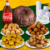 Kit 01(8-12 people): 1 Carrot Volcano Cake with Chocolate, 20 Coxinhas, 20 Cheese Balls, 20 Meat Croquettes, 20 Cheese Traviseirinhos with Garlic, 1 Coca-Cola of 2 liters, Glasses, Plates and Cutlery